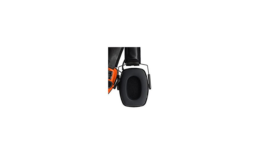 Howard Leight Impact Sport Bolt Electronic Earmuff, Orange, One size fits most, R-02231