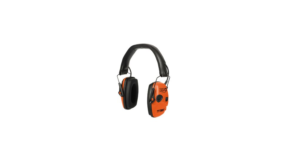 Howard Leight Impact Sport Bolt Electronic Earmuff, Orange, One size fits most, R-02231