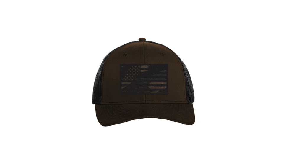 HOWITZER Camo Flag Hat - Mens, Black, One Size, CV7029-BK-OS