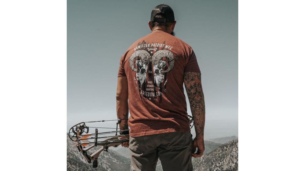 HOWITZER Lethal S/S Tee - Mens, Burgundy Heather, 2XL, CV6028-BUHE-2X