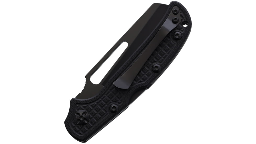 Hpa Maritime Assault Automatic Folding Knife, 4.25in Closed, 3.25in Black Oxide Coated Serrated 420J2 SS Blade, Black Textured G10 Handle, MARITIME ASSULT FOLDING