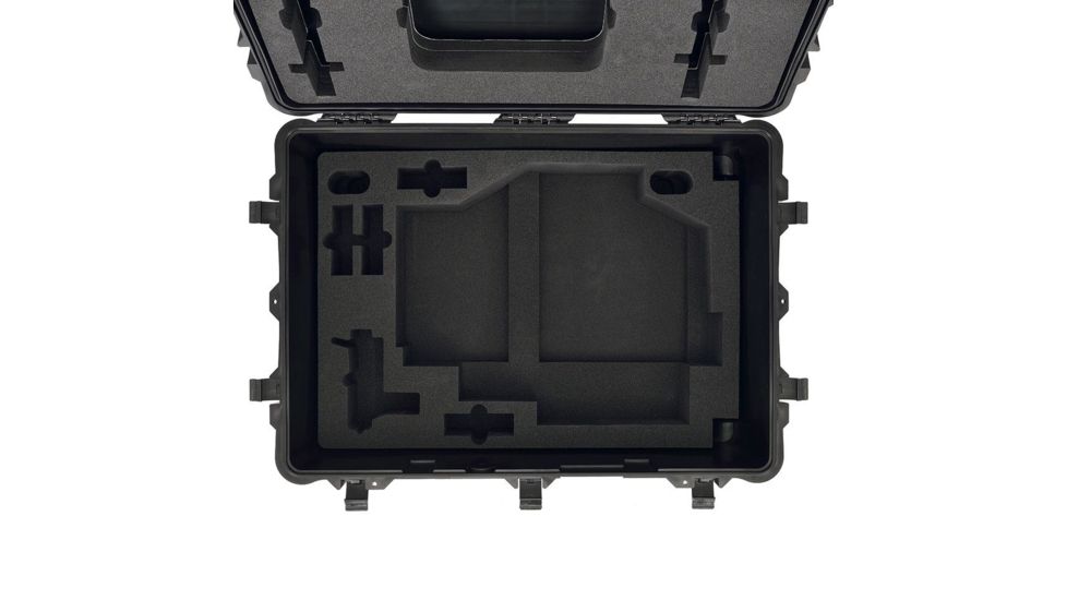 HPRC Wheeled Hard Case w/ Custom Foam for DJI Ronin 2, Black, 31.89 x 23.09 x 15.28 in RON2-2780W-01