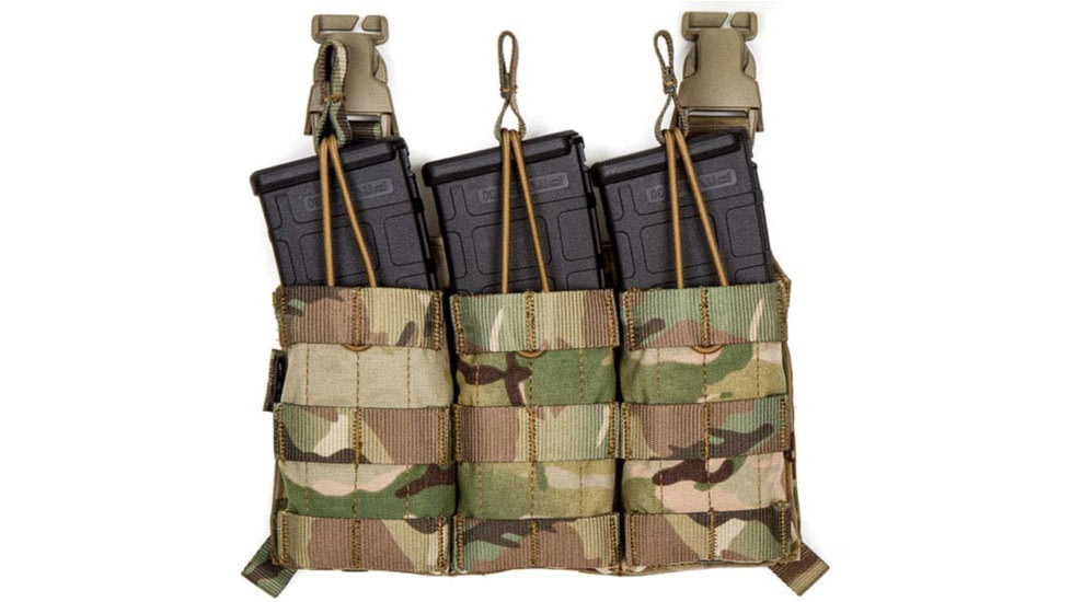 HRT Tactical Gear Triple AR Placard, Multicam, One Size, HRT-FP3AR1-AA-MC