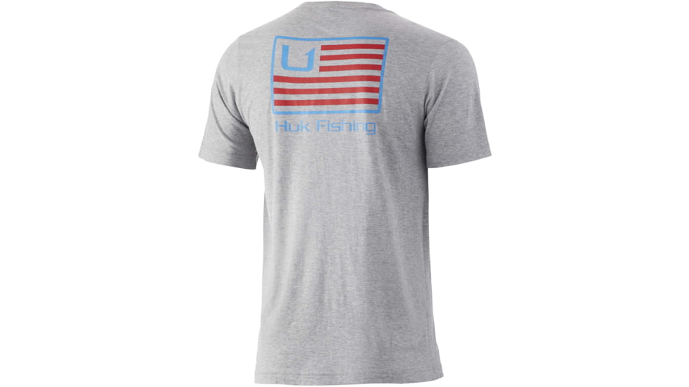 HUK Performance Fishing Bars Tee - Men's, Heather Grey, XXL, H1000332-033-XXL