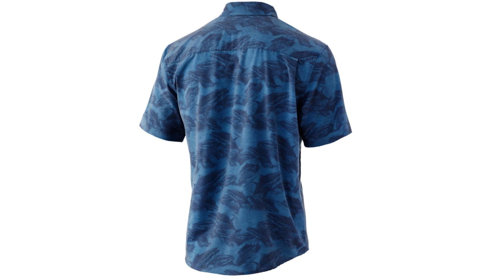 HUK Performance Fishing KC Kona Covered Up Shirt - Mens, Titanium Blue, M, H1500127-428-M