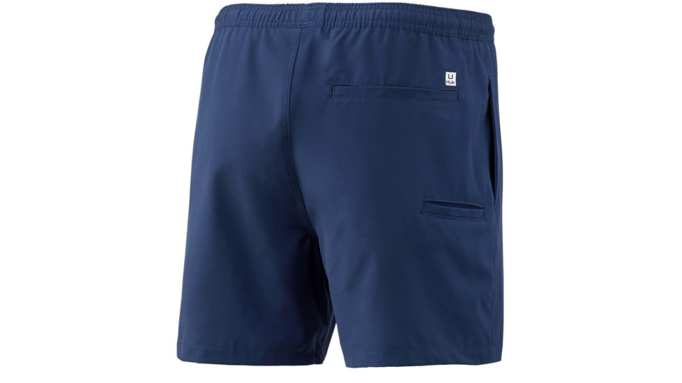 HUK Performance Fishing Capers Volley 5.5 in Short - Men's, Sargasso Sea, Medium, H2000119-409-M