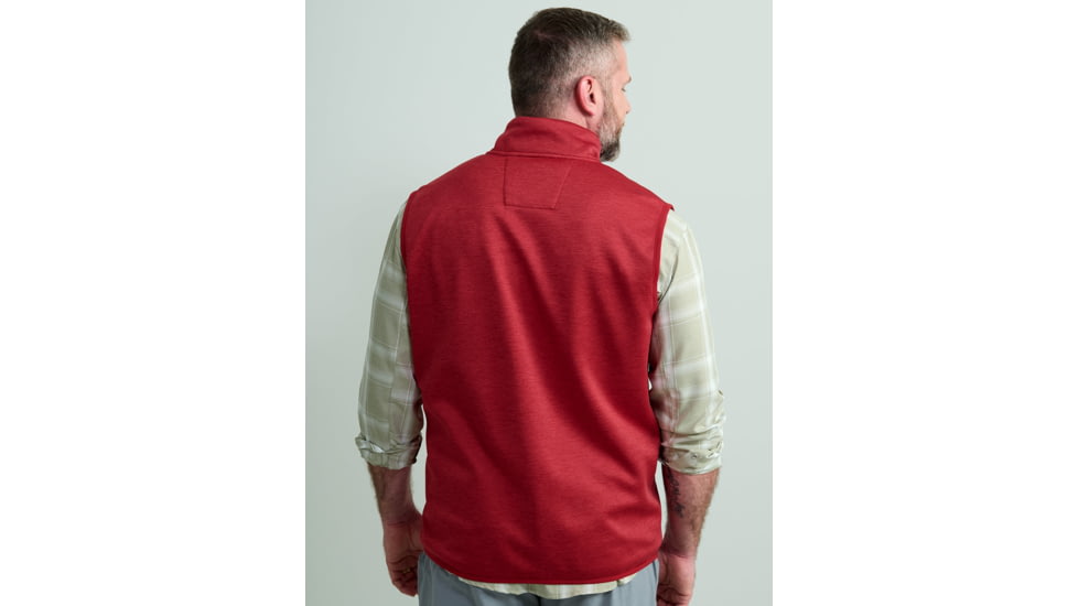 HUK Performance Fishing Cold Front Vest - Mens, Scrlt Blz Hthr, Extra Large, H1300099-622-XL