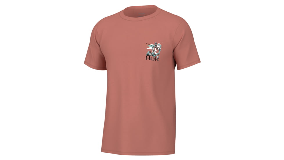 HUK Performance Fishing Fletch N Bones Tee - Mens, Sunburn, 3XL, H1000490-216-XXXL