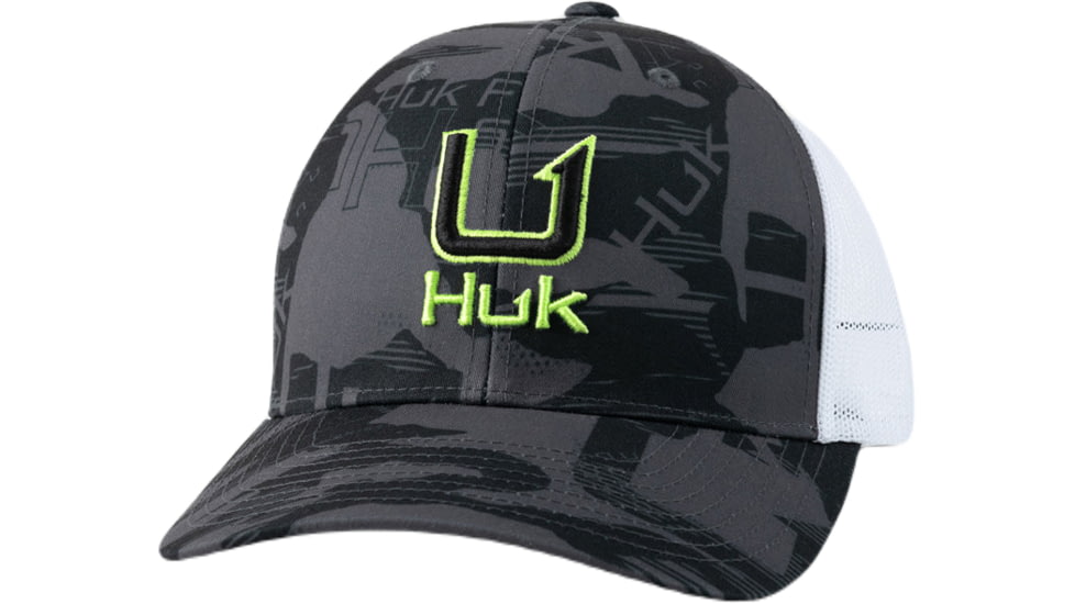 HUK Performance Fishing Hidden Huk Trucker - Mens, Volcanic Ash, 1US, H3000513-013-1