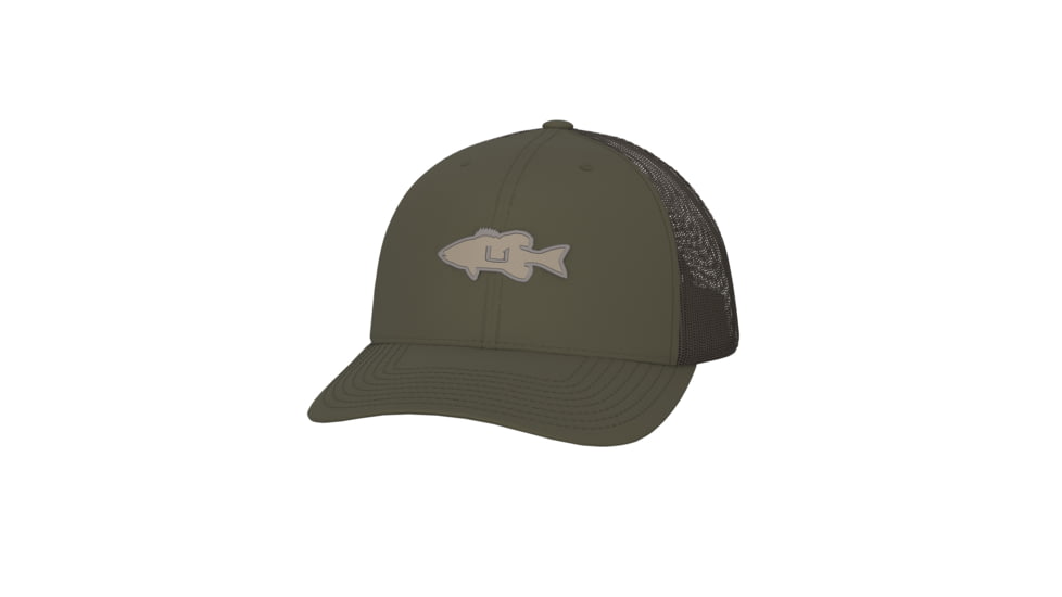 HUK Performance Fishing Huk Bass Logo Trucker - Mens, Moss, 1, H3000474-316-1