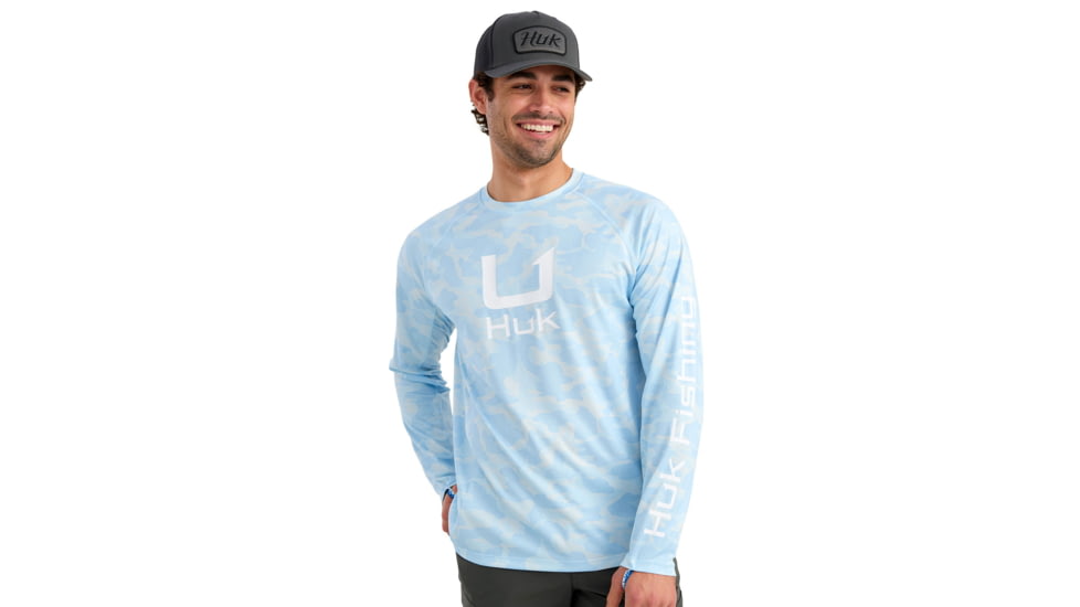 HUK Performance Fishing Icon Printed Crew - Mens