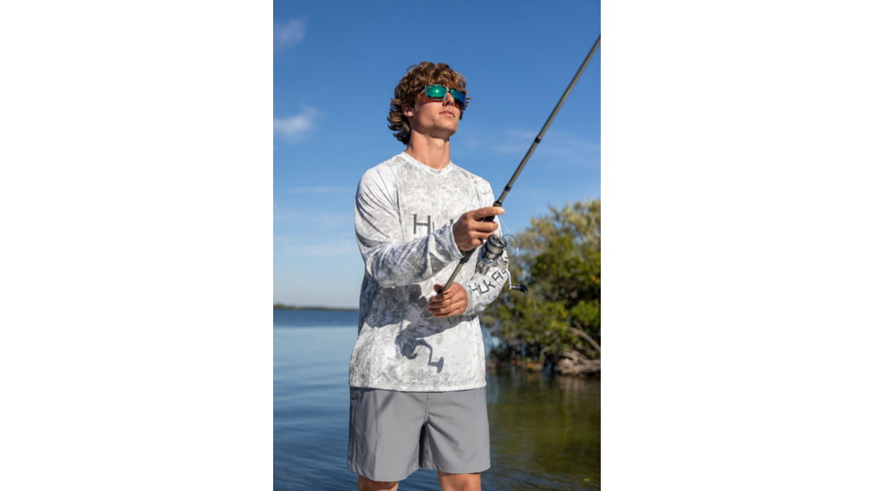 HUK Performance Fishing Pursuit Long Sleeve Crew - Mens