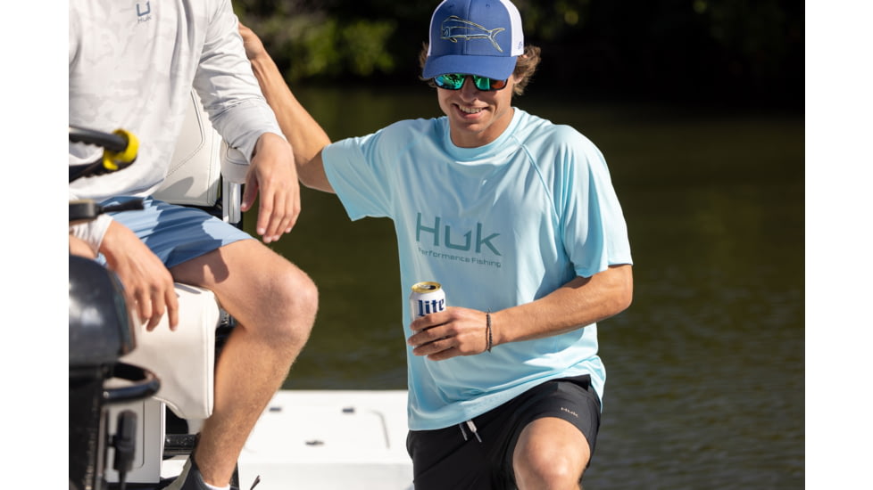 HUK Performance Fishing Pursuit Short Sleeve Crew - Mens