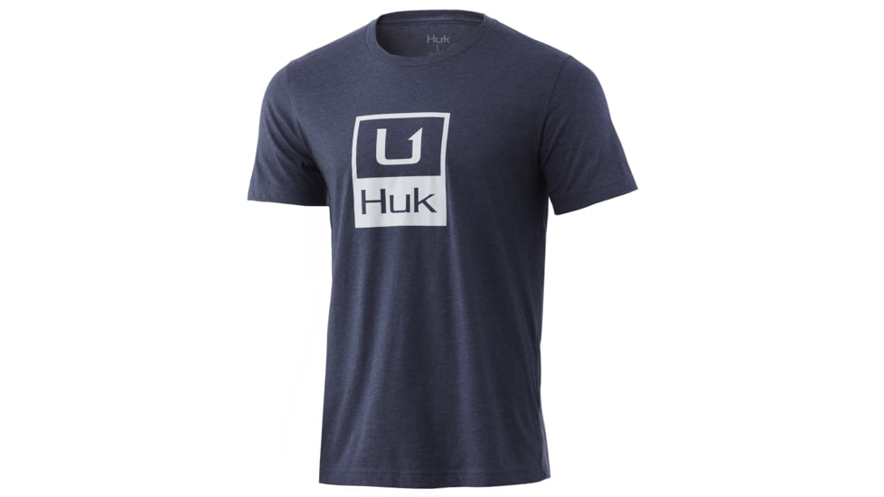HUK Performance Fishing HUK'd Up Tee - Men's, Sargasso Sea Heather, Extra Large, H1000252-416-XL
