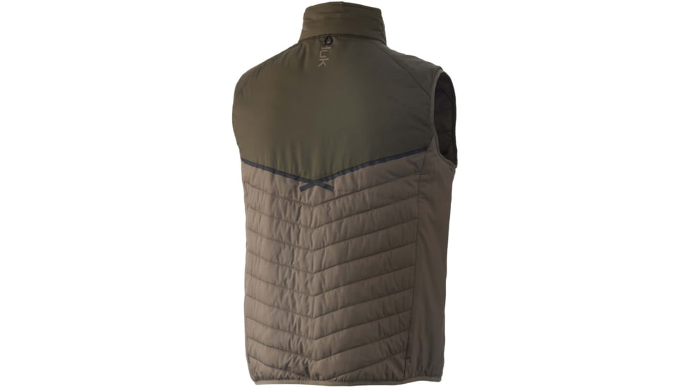 HUK Performance Fishing Icon X Puffy Vest - Men's, Fallen Rock, Medium, H4000086-061-M