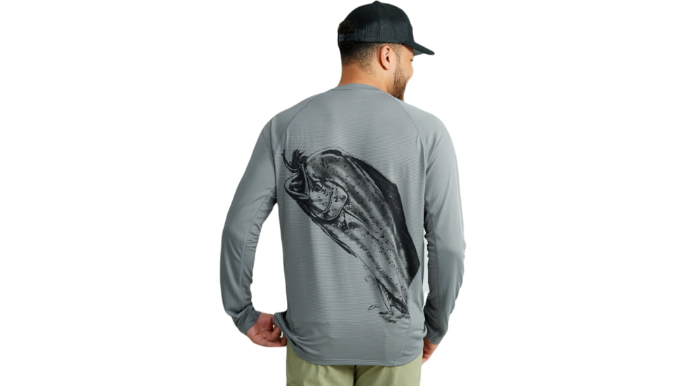 HUK Performance Fishing KC Icon Graphic Long Shirt - Mens, Night Owl, 2XL, H1200629-016-XXL