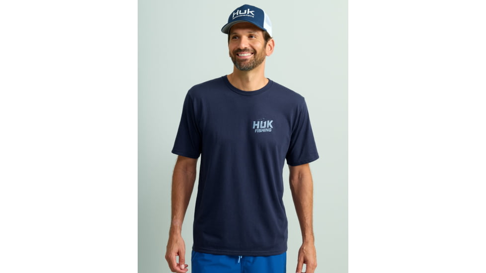 HUK Performance Fishing Livin Lager Tee - Mens, Naval Academy, 3XL, H1000523-413-XXXL