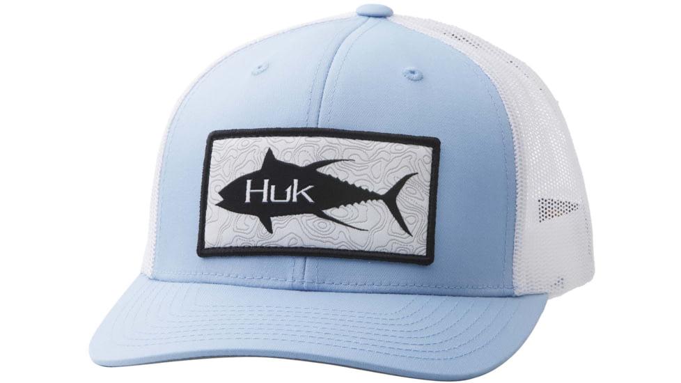 HUK Performance Fishing Topo Trucker - Mens, Dusk Blue, 1, H3000265-469-1