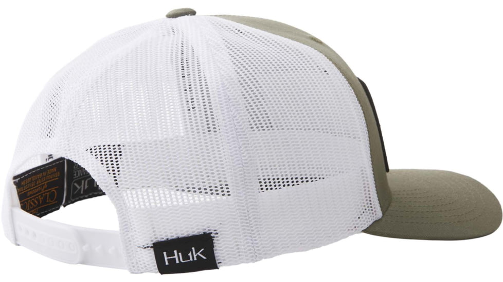 HUK Performance Fishing Topo Trucker - Mens, Kalamata Olive, 1, H3000265-344-1