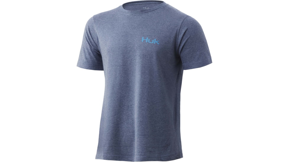 HUK Performance Fishing VC Jitterbug Tee - Men's, Sargasso Sea Heather, XXL, H1000347-416-XXL