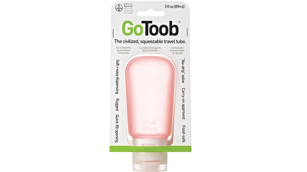 Humangear GoToob Silicone Tube, 3 oz, Hot Pink, HG0137