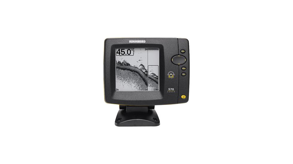Humminbird 500 Series 570 Portable Dual Beam Fish Finder, 5" FSTN LCD 16 Colors 4075301