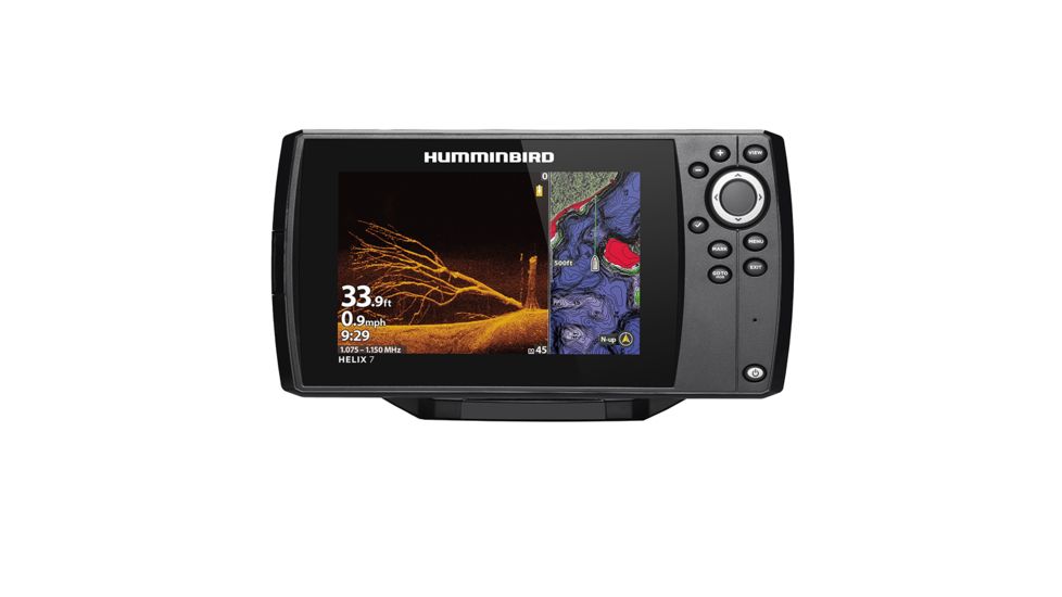 Humminbird 7 CHIRP MEGA DI Fishfinder/GPS Combo G3N w/Transom Mount Transducer HELIX 73581