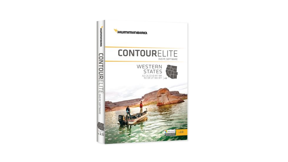 Humminbird Lakemaster Contour Elite Software-West States 3000776