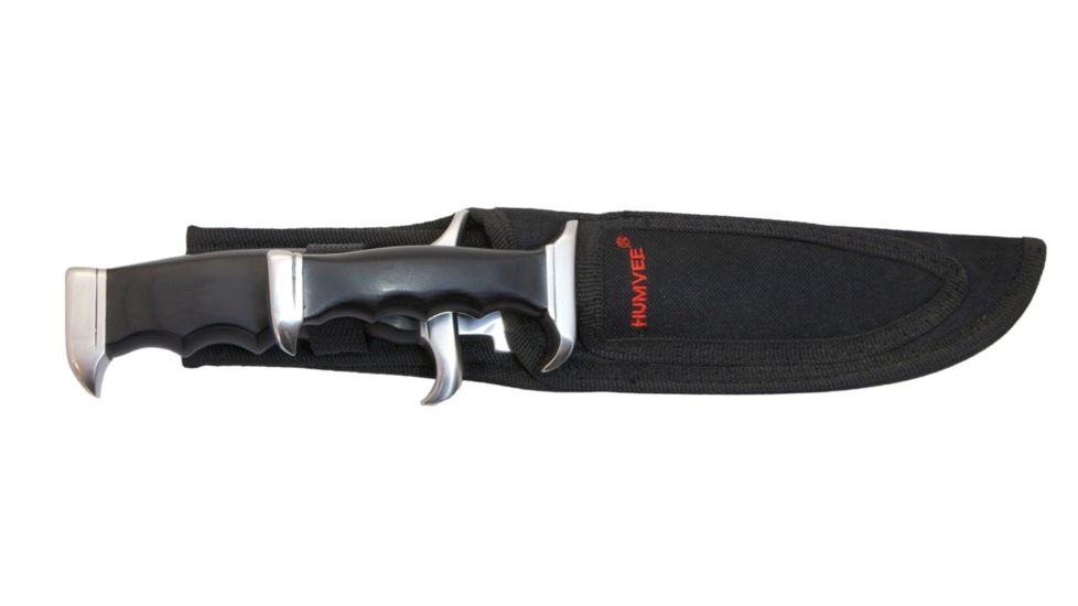 Humvee 2pc Bowie Knife Set- Black Pak - HMV-BC-02-BK