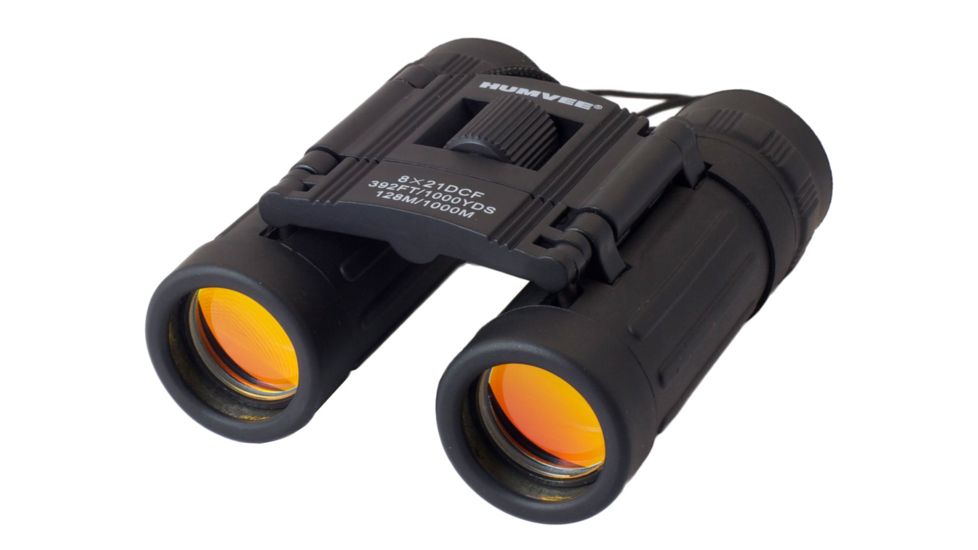 Humvee 8x21 Compact Binocula, Black, HMV-B-8X21-BLK
