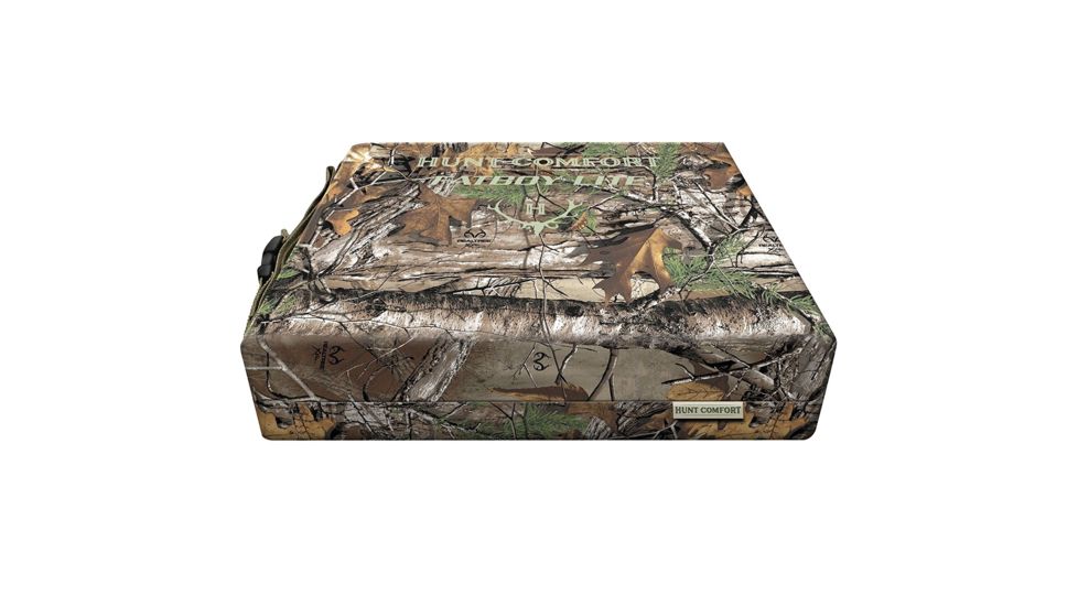 Hunt Comfort FatBoy Lite Ultra Premium Foam Hunting Seat, Realtree Extra Camo, 16x14x3in HCSC60