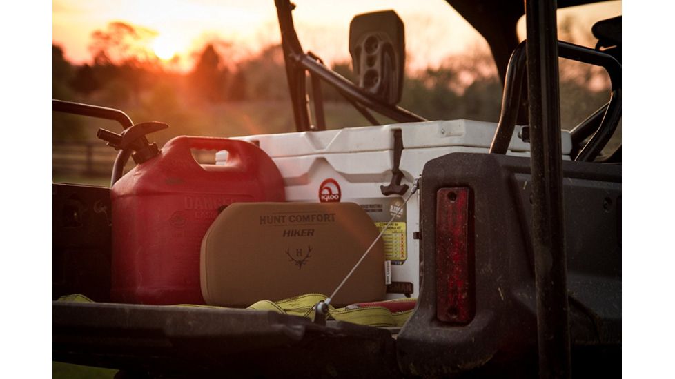 Hunt Comfort Hiker GelCore Hunting Seat, Coyote Brown, 15.25x9x2.5in HCSC15G