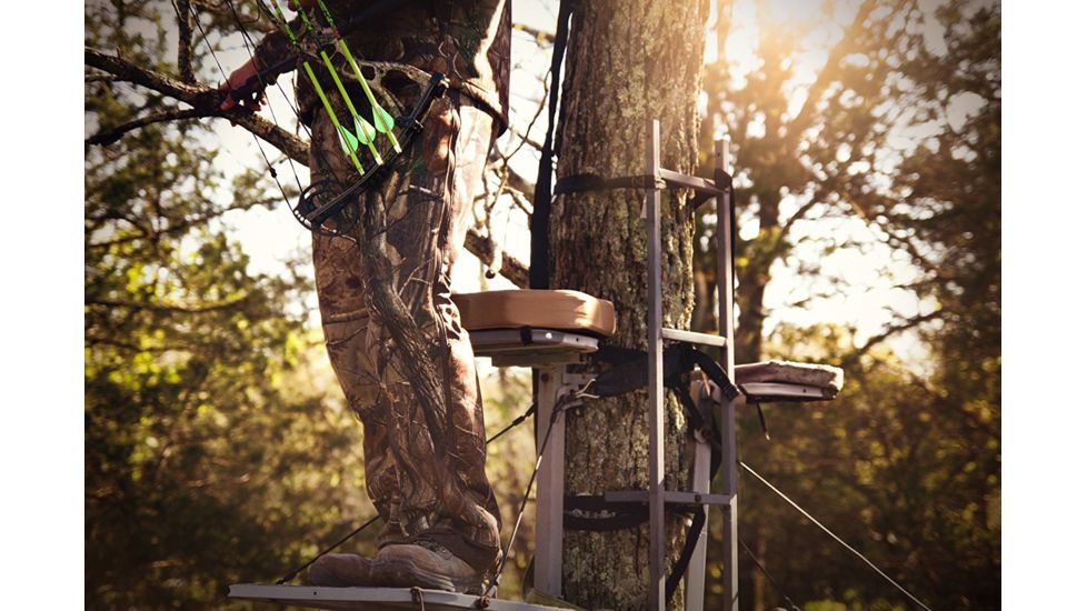 Hunt Comfort Outpost GelCore Hunting Seat, Coyote Brown, 14x10.2x2.5in HCSC10G