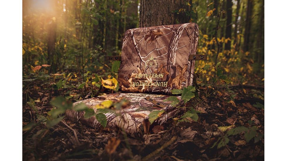 Hunt Comfort Specialist Super Light GelCore Folding Seat, Realtree Extra Camo, 16x4x2.5in HCSC80G