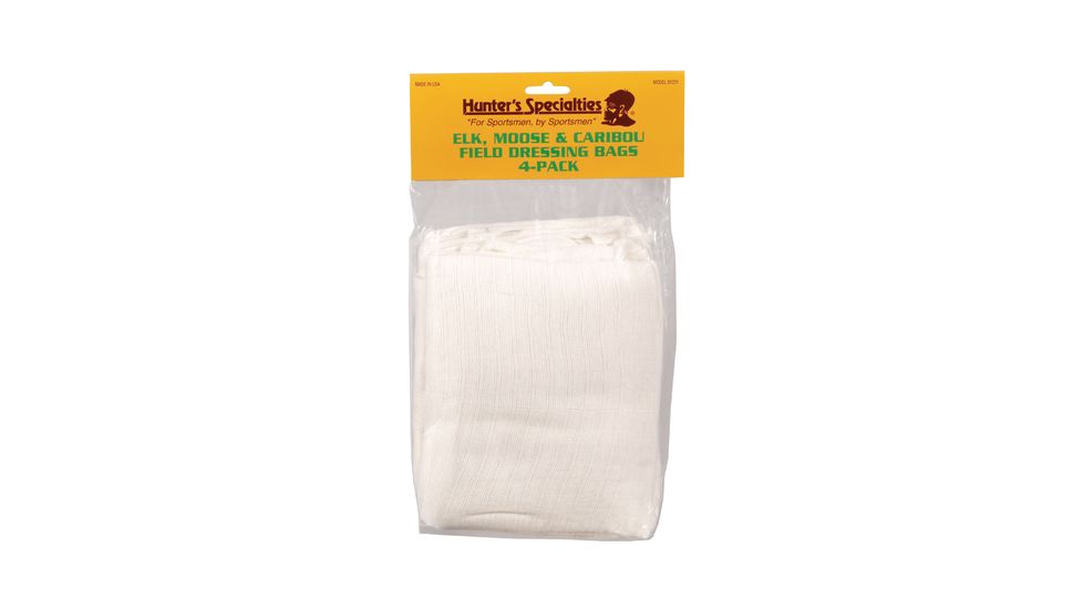 Hunters Specialties Elk Moose Caribou Field Dressing Bags 4-Pack Quarters 48 Inches