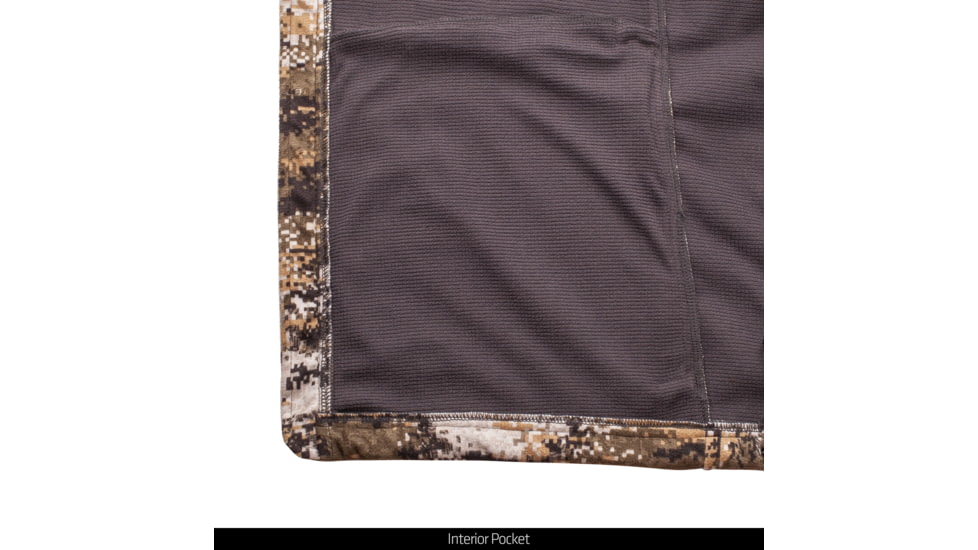 Huntworth Elkins Mid Weight Windproof Soft Shell Vest Waffle Fleece Interior - Mens, Disruption, 2XL, E-9502-DC-2XL