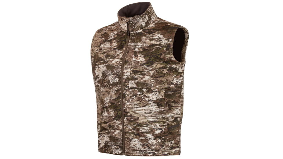 Huntworth Elkins Mid Weight Windproof Soft Shell Vest Waffle Fleece Interior - Mens, Tarnen, Large, E-9502-TRN-L