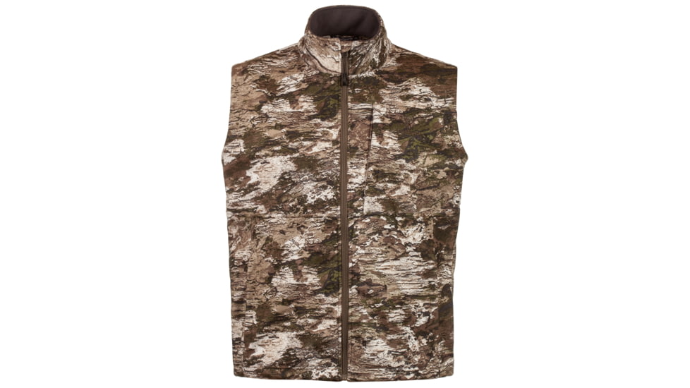 Huntworth Elkins Mid Weight Windproof Soft Shell Vest Waffle Fleece Interior - Mens, Tarnen, Large, E-9502-TRN-L