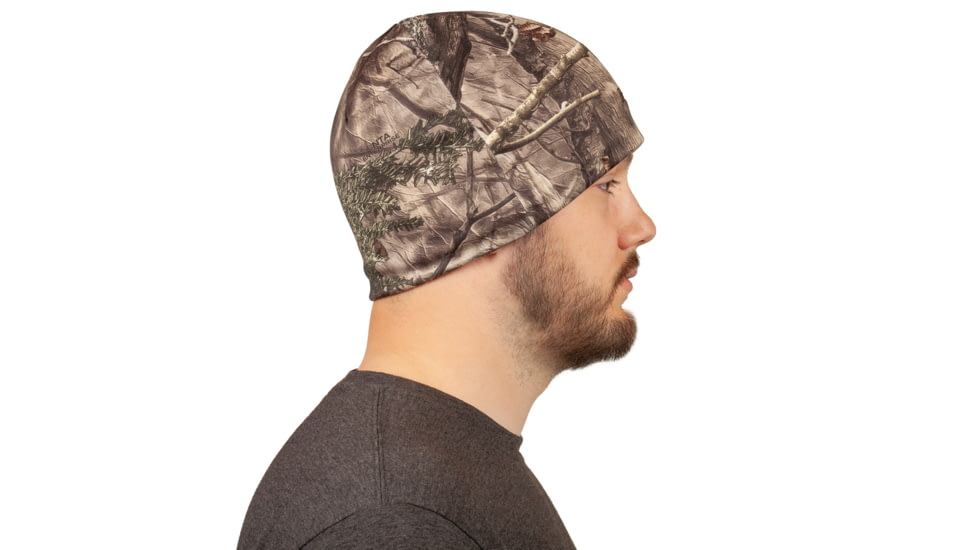 Huntworth Galena Heavy Weight Reversible Performance Fleece Beanie Hat - Mens, Hidden/Blaze, One Size, E-5540-HDN/BZ