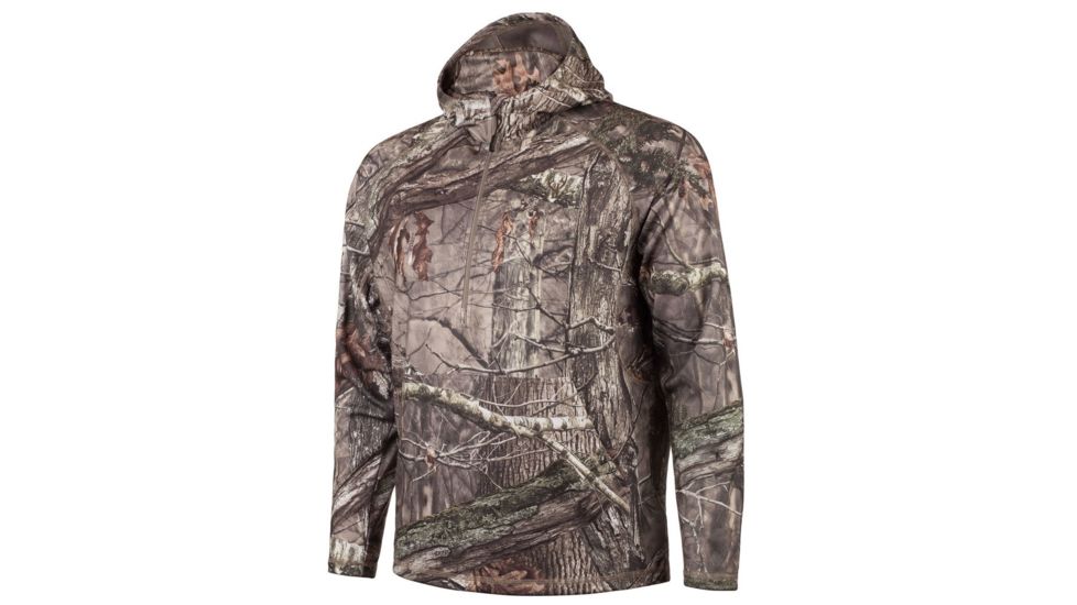 Huntworth Hunting Sporty Knit Jersey 1/2 Zip Hooded Pullover - Mens, Hiddn, 2XL E-9216-HDN-2XL