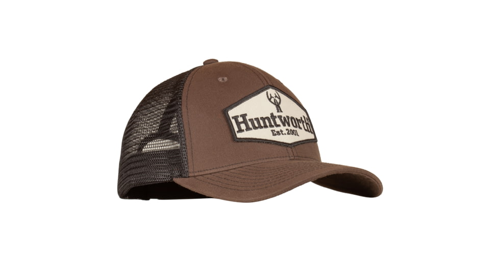 Huntworth Logo Trucker Cap - Mens, Dark Olive, One Size, E-5776-DOV