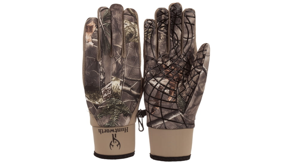 Huntworth Meridian MId Weight Windproof Unlined Hunting Glove - Mens, Hidden, Medium, E-141-HDN-M