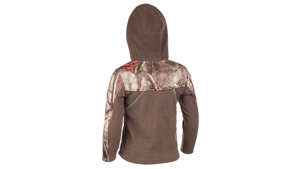 Huntworth Youth Boys 2-Tone Pullover Hoodie - Kids, Oak Tree EVO/Green, Small, E-9033-B-31OT/GR-S