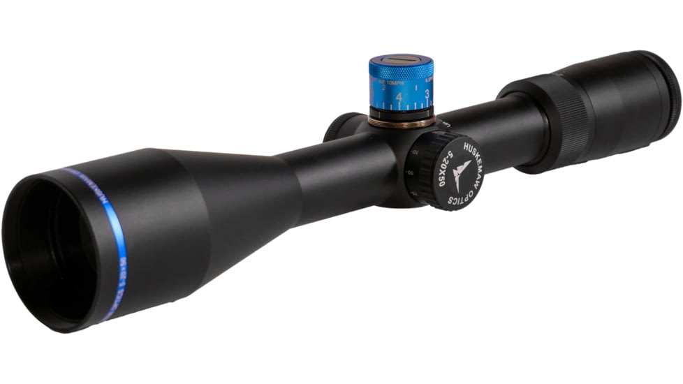 Huskemaw Blue Diamond Gen2 5-20x50mm 30mm Tube Rifle Scope, Second Focal Plane, HuntSmart Reticle, Matte Black, 10520BDG2