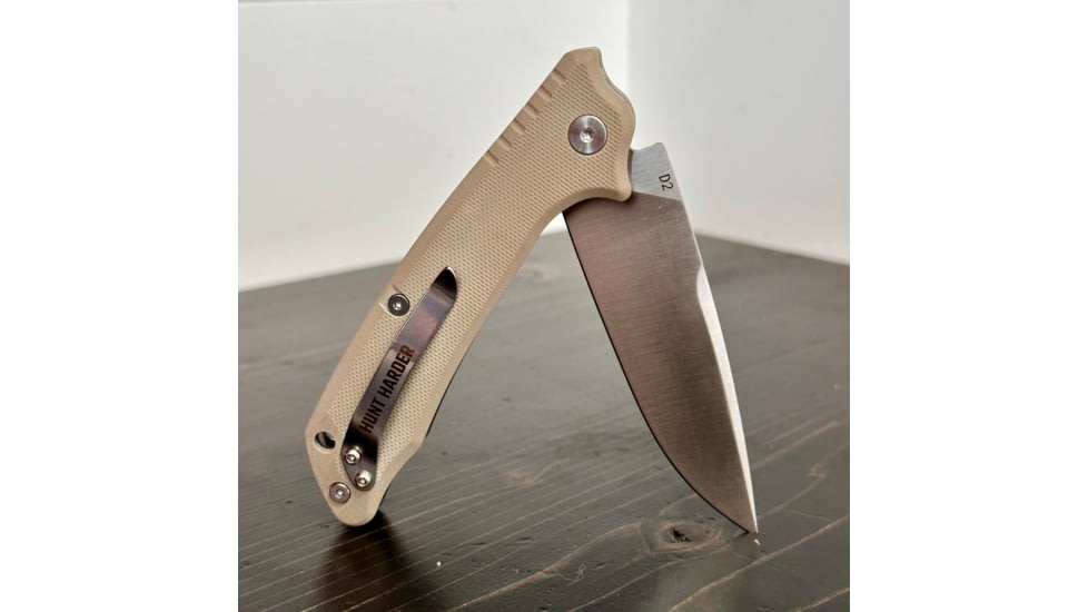 Huto Lifestyle Hunt Harder 3.25in Folding Knife