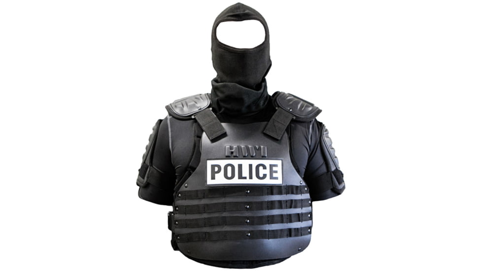 HWI Gear Ed100 Chest Protector W/Shoulder And Upper Arm, Black, Extra Small/Small, CP100-XS/SM