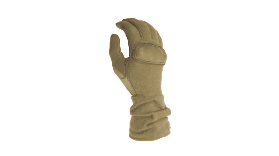 HWI Gear Long Gauntlet Hard Knuckle Tactical Glove, Coyote, Large 3134