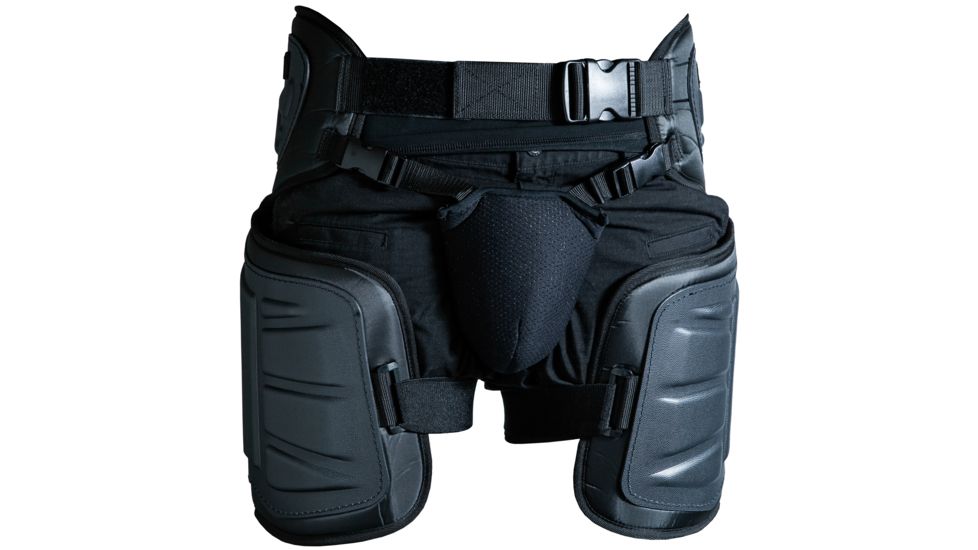 HWI Gear Thigh Protector, w/Groin And Skirt Protector, Black, Extra Small/Small, 6040