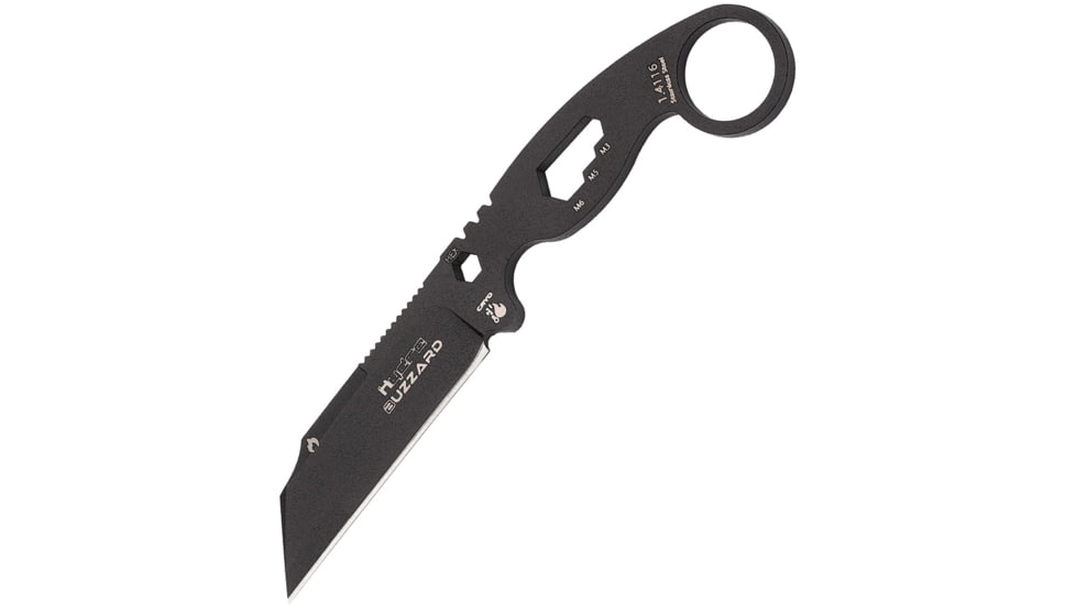 Hydra Knives Buzzard Neck Knife Vulture HKS01BLACKSBR