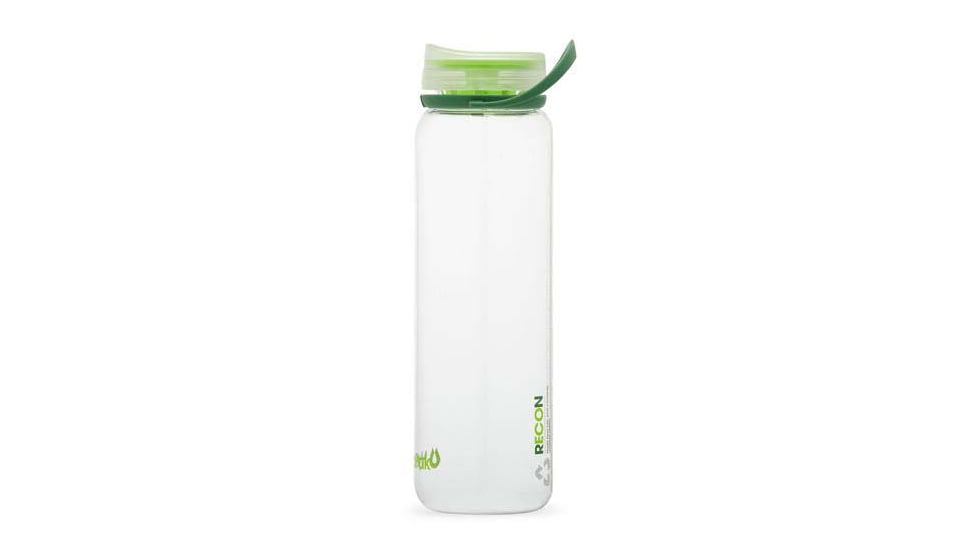 HydraPak Recon Bottle, 1L, Clear/Evergreen &amp; Lime, BR02E